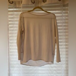 Lulu Lemon White Long-sleeve shirt